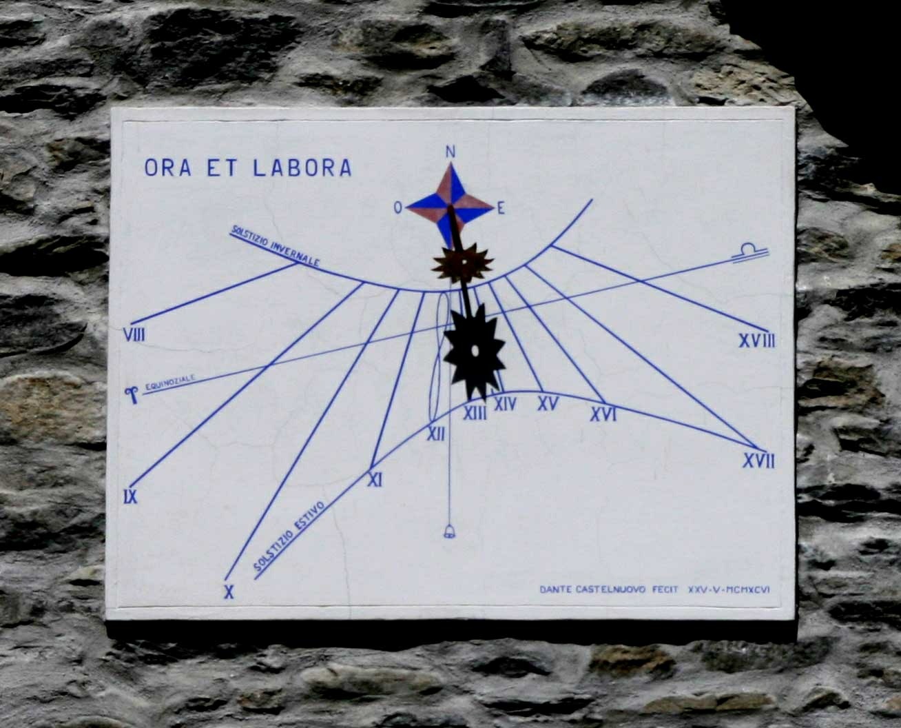 meridiane, dante castelnuovo, quadranti solari, lemniscate, valle vigezzo, led zeppelin