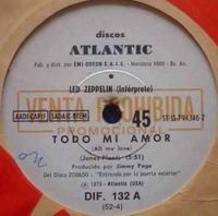All My Love 79435 promo DIF 132 argentina