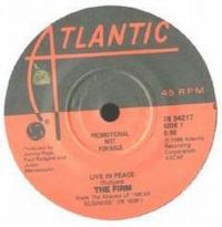 The Firm Live In Peace CAN promo 789421