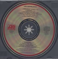 Led Zeppelin III ger gold CD