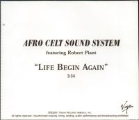 Life Begin Again promo US Afrocelt 15379