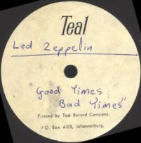 Good Times Bad Times acetate