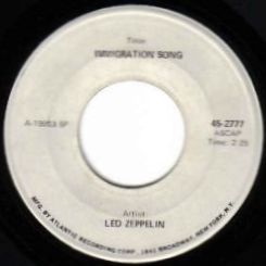 Immigrant Song 45-2777 test pressing