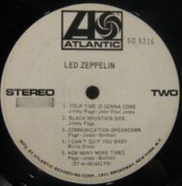 Led Zeppelin I promo stereo PR