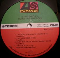Houses of the Holy SMAS 95038 Capitol Record Club